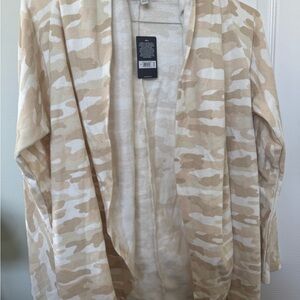 Lucky Brand Women's Tan Camo Cape